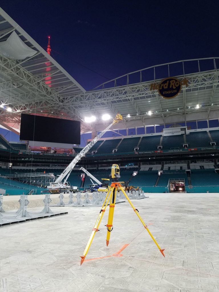 Hard Rock Stadium Miami Open Surveying